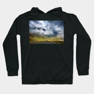 Mountains and clouds landscape Hoodie